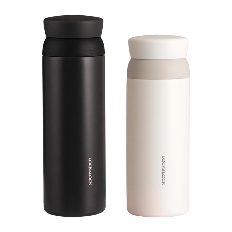 乐扣乐扣（LOCK&LOCK）憧憬旋转保温杯316不锈钢情侣杯两件套 LHC4212S601