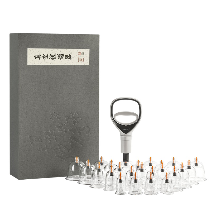 华佗牌华佗牌真空拔罐器 新款24罐礼盒装 家用防爆抽气式拔火罐成人用(器械)