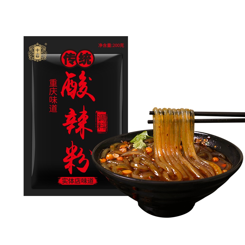 十吉重庆酸辣粉调料200g四川重庆酸辣粉米线面条酱料包