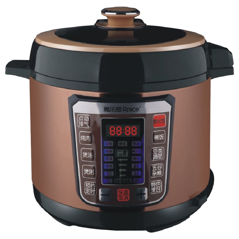 雅乐思Y4J-B1G 电压力锅 饭煲微电脑一键自动排气高压焖4L 双胆