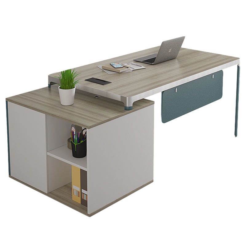 创世人 办公家具老板桌办公桌简约现代桌子组合总裁单人大班台经理桌主管桌办公室