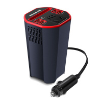 [加赠停车牌]纽曼逆变电压器 NB150 12V转220V 150W持续输出车载电源转换器插座车充汽车用多
