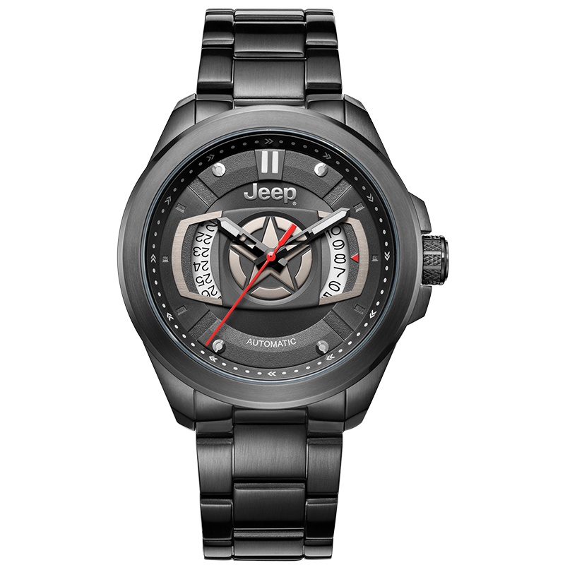 吉普(Jeep)手表大切诺基系列时尚夜光防水男士全自动机械腕表 JPG9000