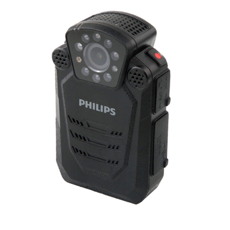 飞利浦(Philips) VTR8200执法取证便携音视频 执法记录仪1296P高清红外录音拍照一体机 单个装
