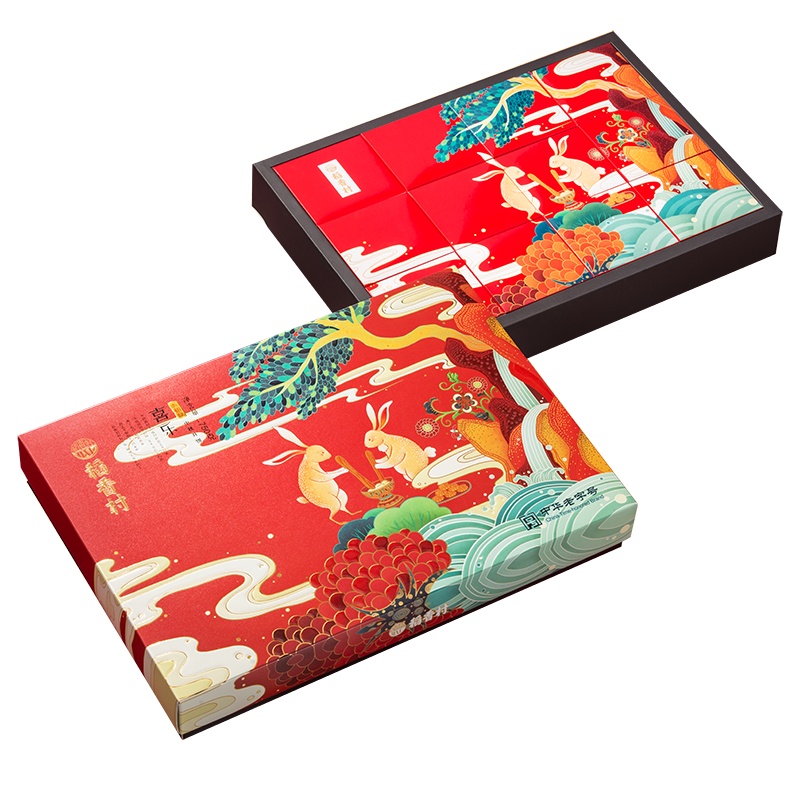 稻香村 喜乐多口味组合月饼750g 12枚 (盒)