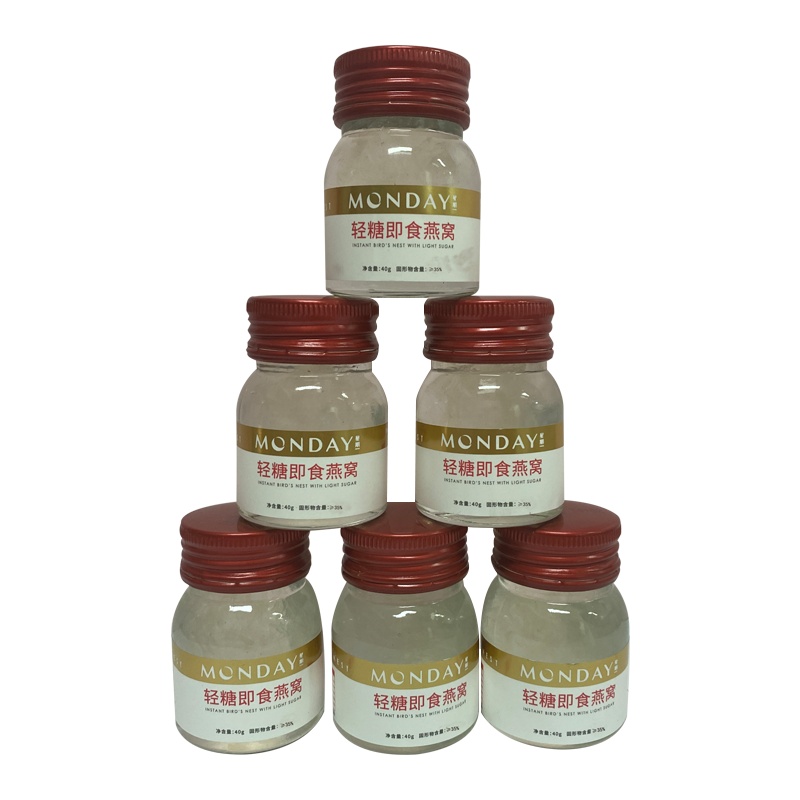 Monday星期一即食燕窝40g*6(白)滋补正品 礼盒装