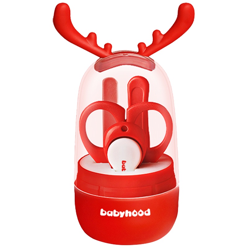 世纪宝贝（babyhood）婴儿指甲剪套装 BH-901 红色