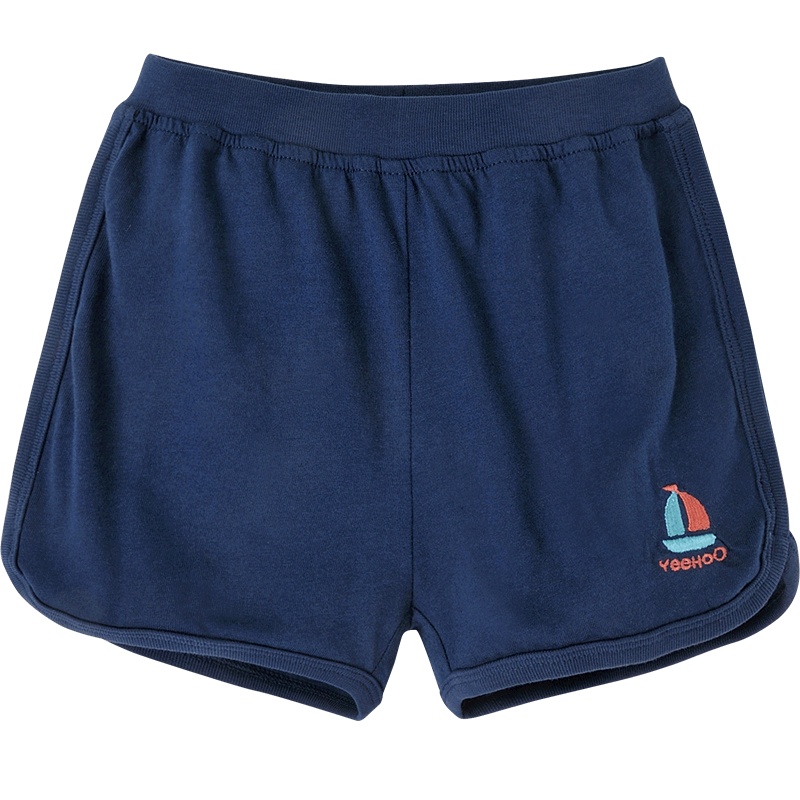 英氏男宝宝裤子 夏季松紧腰短裤休闲运动短裤 10591408 10591415