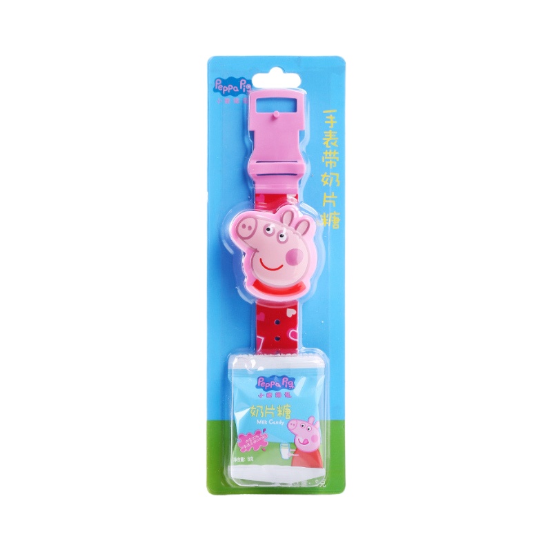 小猪佩奇手表带奶片糖8g