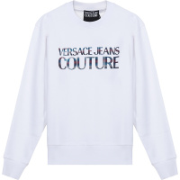 范思哲 VERSACE JEANS COUTURE 男士 棉质圆领长袖卫衣运动衫B7GWA7GE 30438