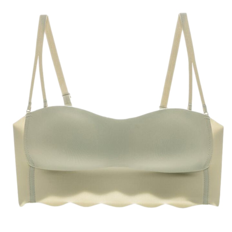 南极人(NanJiren)乳胶内衣女舒适小胸聚拢调整型少女收副乳上托无钢圈无痕文胸美背