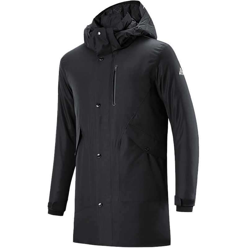 七匹狼中长款棉服男士冬季2019新款青年运动宽松休闲外套男装潮流