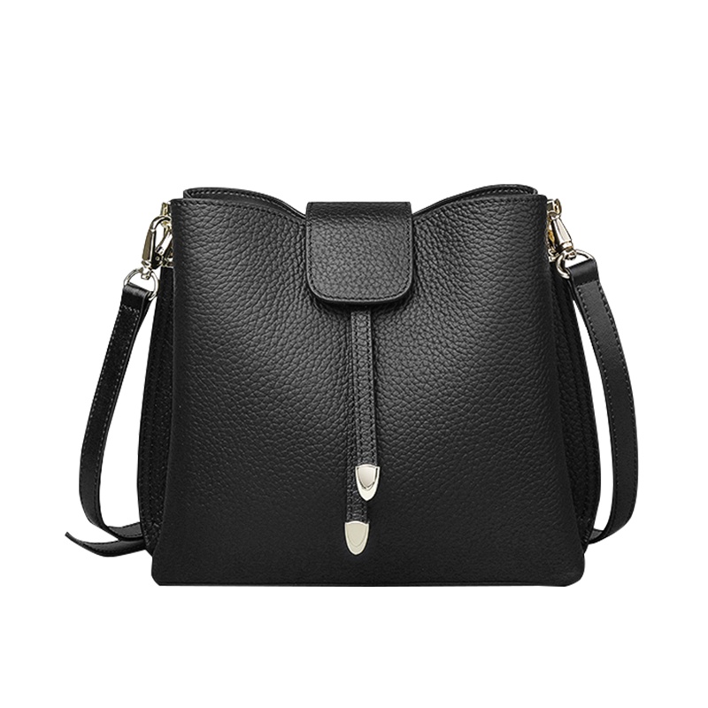斜挎包包女2019新款潮时尚简约百搭软牛皮女包斜挎包女士单肩