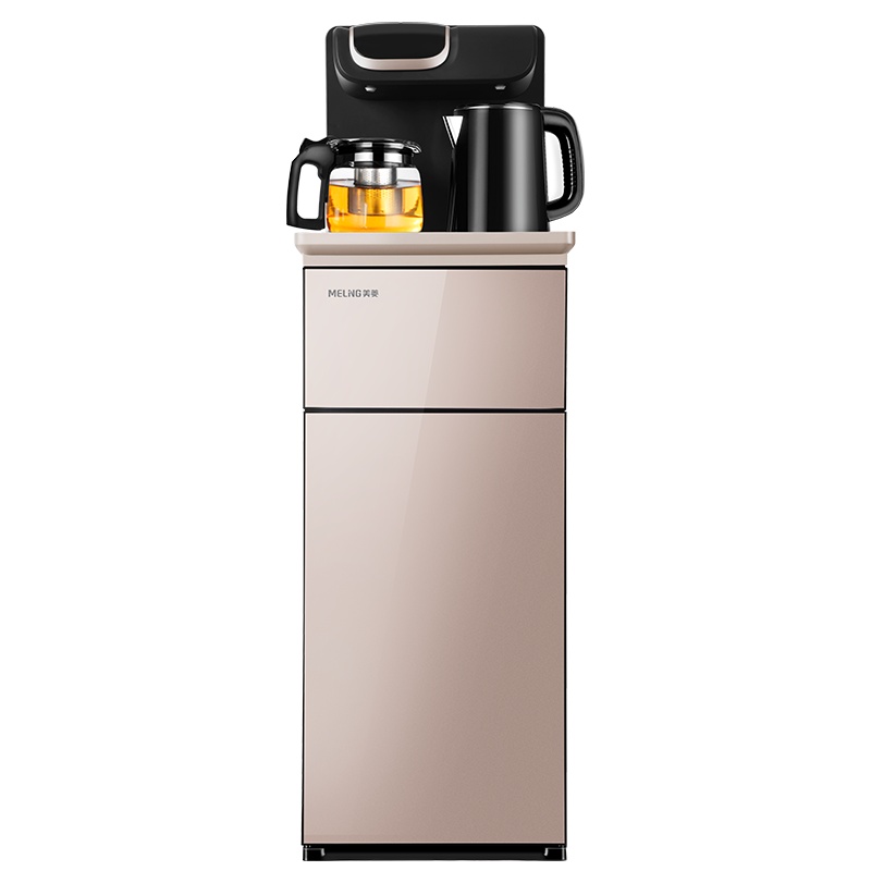 美菱(MELING)MY-C533温热型茶吧机家用智能茶吧机 立式柜式全自动上水下置水桶式饮水机