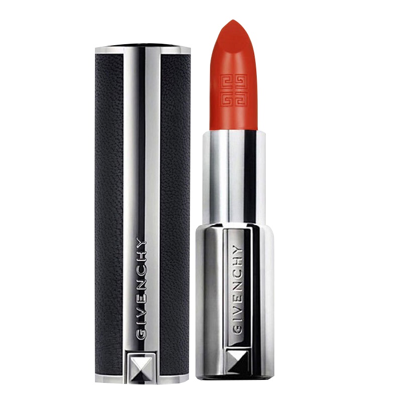GIVENCHY/纪梵希小羊皮口红高级定制唇膏 不掉色显色唇彩女士唇膏3.4g/支 317#武媚娘橘