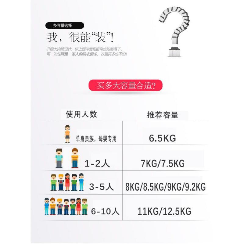 8.5公斤茶色(普通款) 洗衣机 半自动家用双桶双杠8.5公斤大容量全波轮迷你小型甩干