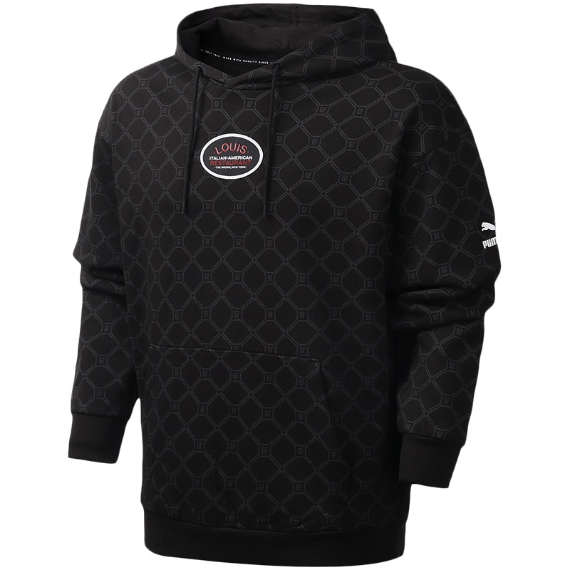 【自营】PUMA彪马黑标男装运动服TGF HOODY AOP休闲连帽针织卫衣596639