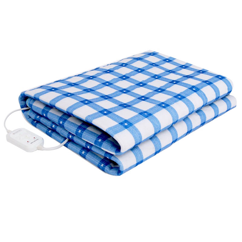 美菱(MELING)电热毯MDR-A854C舒适绒款(2.0*1.8米)双人单独温控智能安全调温保护健康无辐射电暖毯