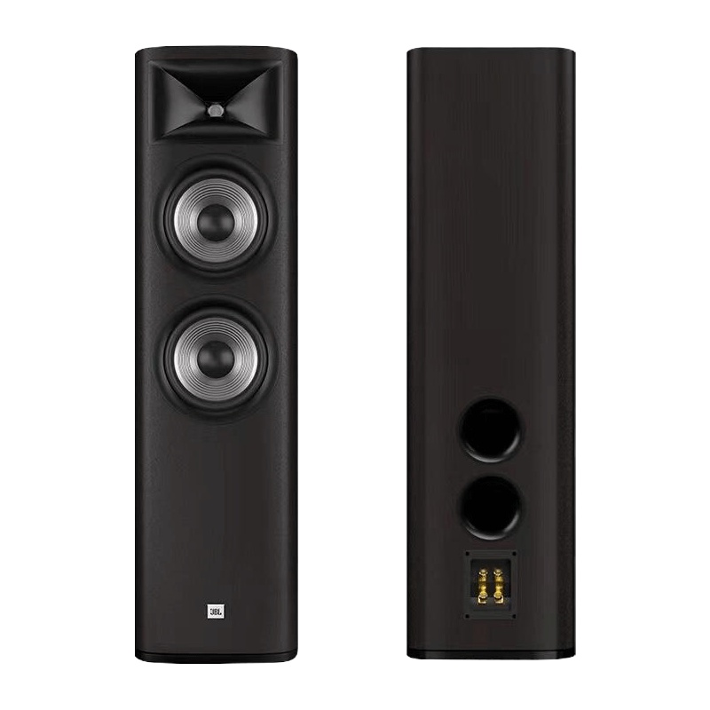 JBL STUDIO 690家庭影院套装2.0落地音箱HIFI大功率客厅音响 (主音箱一对)黑色