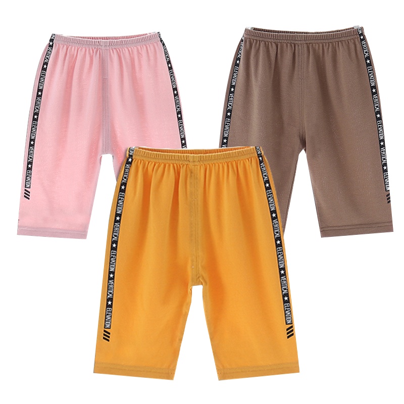 小素材儿童夏季薄款纯棉短裤宝宝五分裤夏装外穿休闲卡通印花裤子男童女