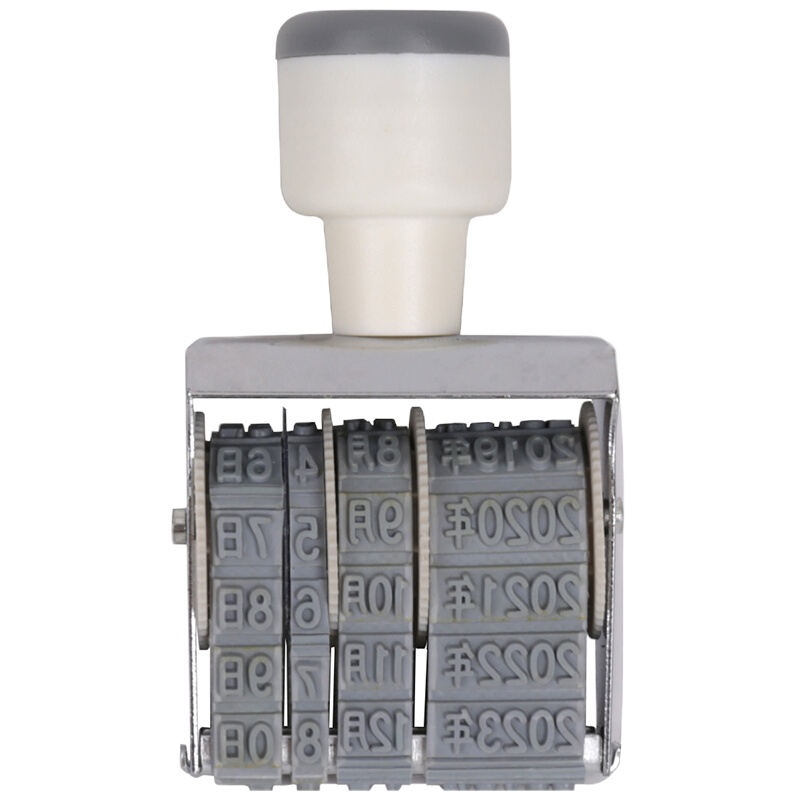 得力 7527日期印(灰白)(台)