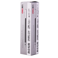 得力 S760中性芯 0.5mm 黑色 碳素水性签字笔芯 20支\盒