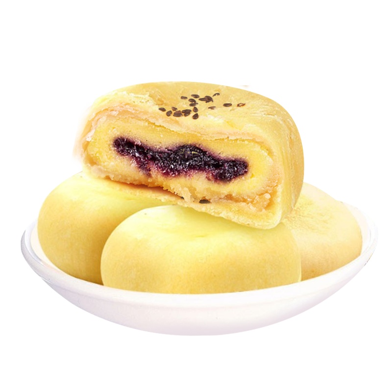 [益品香]蓝莓流心酥300克装 蓝莓饼水果夹心馅饼糕点小吃休闲零食食品小吃充饥蓝莓流心饼