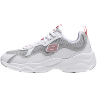 【自营】Skechers斯凯奇女鞋休闲鞋D‘lites 拼接熊猫鞋88888201 88888201/WPK红