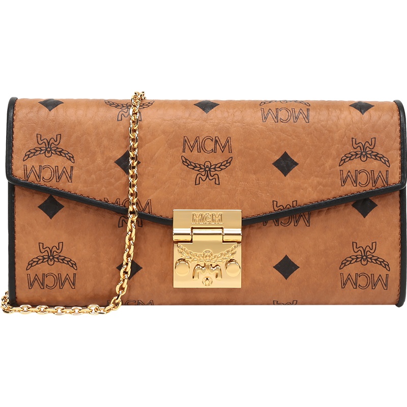 MCM 女士 涂层帆布单肩斜挎包手拿包钱包 MYLAAPA04