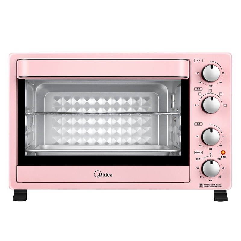 美的(Midea)电烤箱 35L黄金容积 创新隔热面板 70-230℃广域控温PT3502