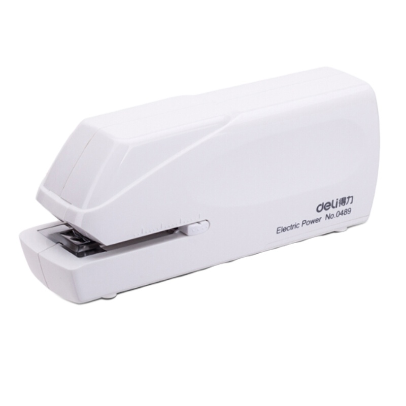 得力 电动订书机 电子自动装订订书机 颜色随机 0489
