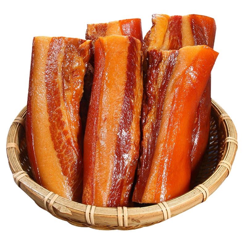 正宗农家烟熏土猪老腊肉五花腊肉 烟熏腊肉3斤