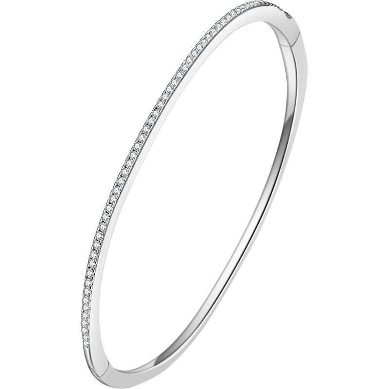 DTOTO 女王系列 简约百搭款手镯 925银时尚女士佩戴首饰