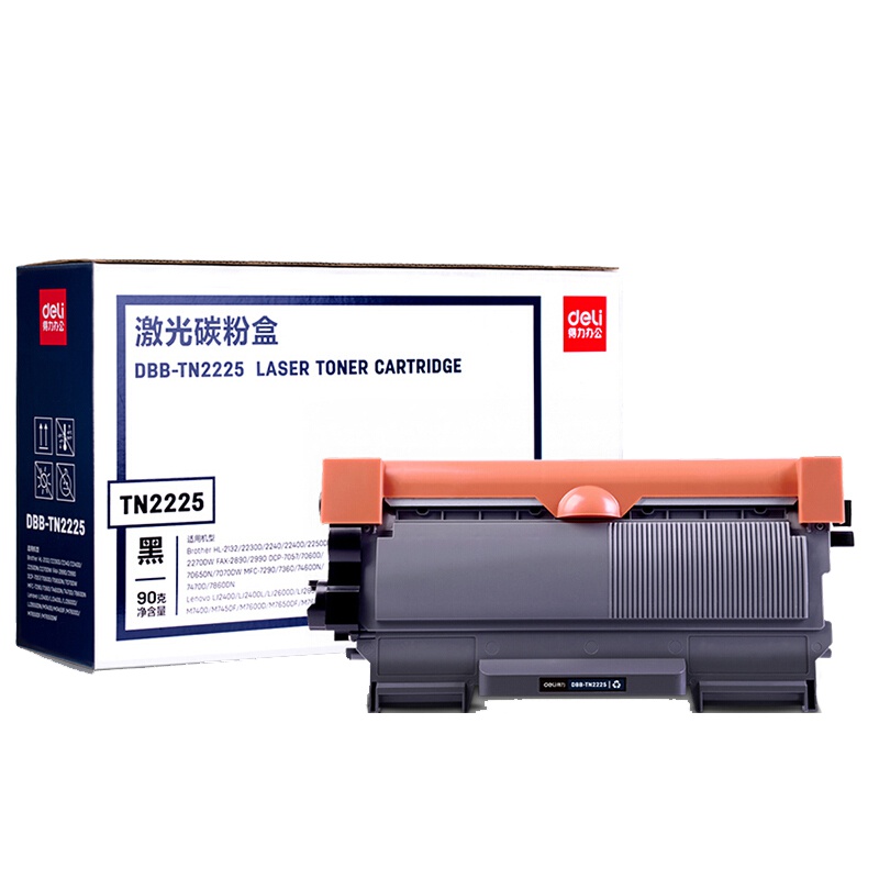 得力(deli)DLB-TN2225#激光碳粉盒 一只装(黑)