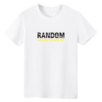 雅鹿男装男士印字短袖T恤YLZYLT180201