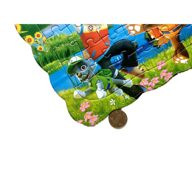 儿童40片纸质拼图 宝宝早教拼插玩具 动手动脑智力开发拼板 哆啦A梦拼图8张