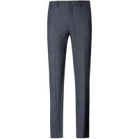 【亚麻】才子灰色西裤男2021年夏季透气宽松直筒商务休闲裤子