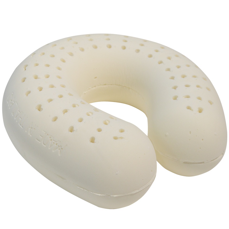 宝珀泰国进口天然乳胶枕护脖子u型枕午睡旅行枕颈椎枕飞机枕头