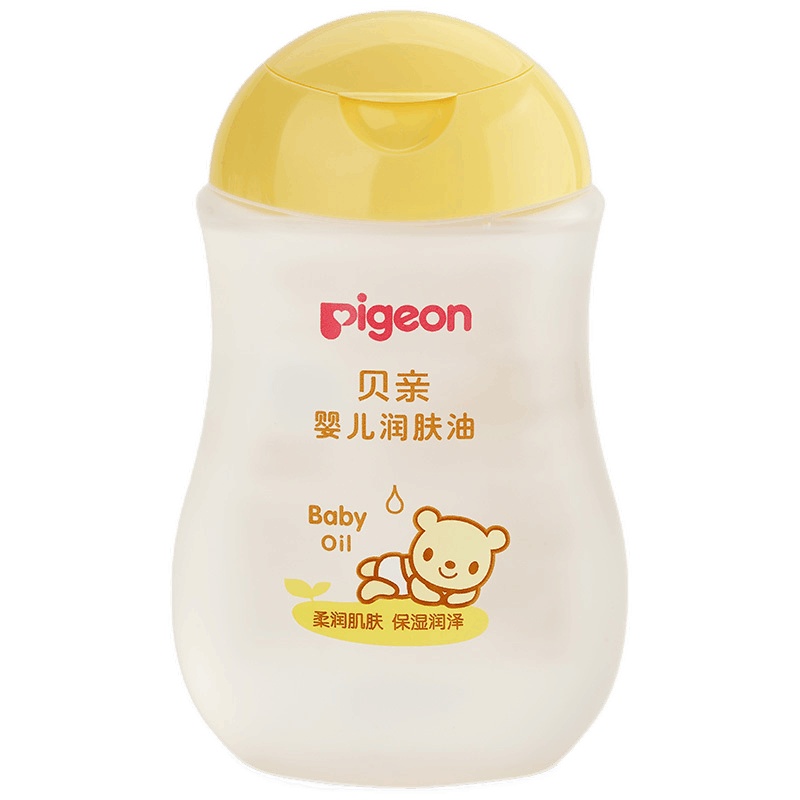 贝亲(Pigeon)婴儿润肤油 宝宝按摩油 婴儿按摩油 200ml IA106