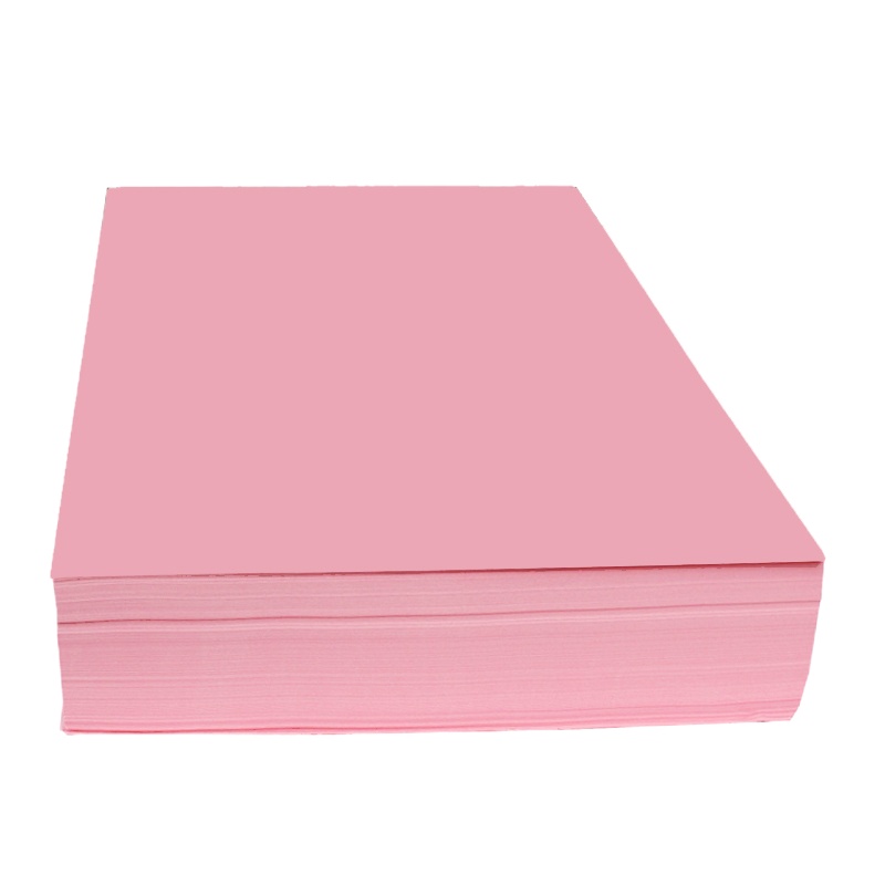 锦蝶 A4 彩色纸复印纸儿童手工折纸80G打印纸100张/包 粉红 (25包/箱)