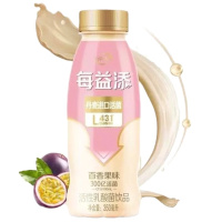 伊利每益添原味乳酸菌百香果350ml*20