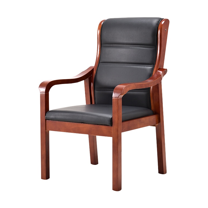 DYUANS东原会议椅油漆带扶手办公椅实木会议椅DYC012