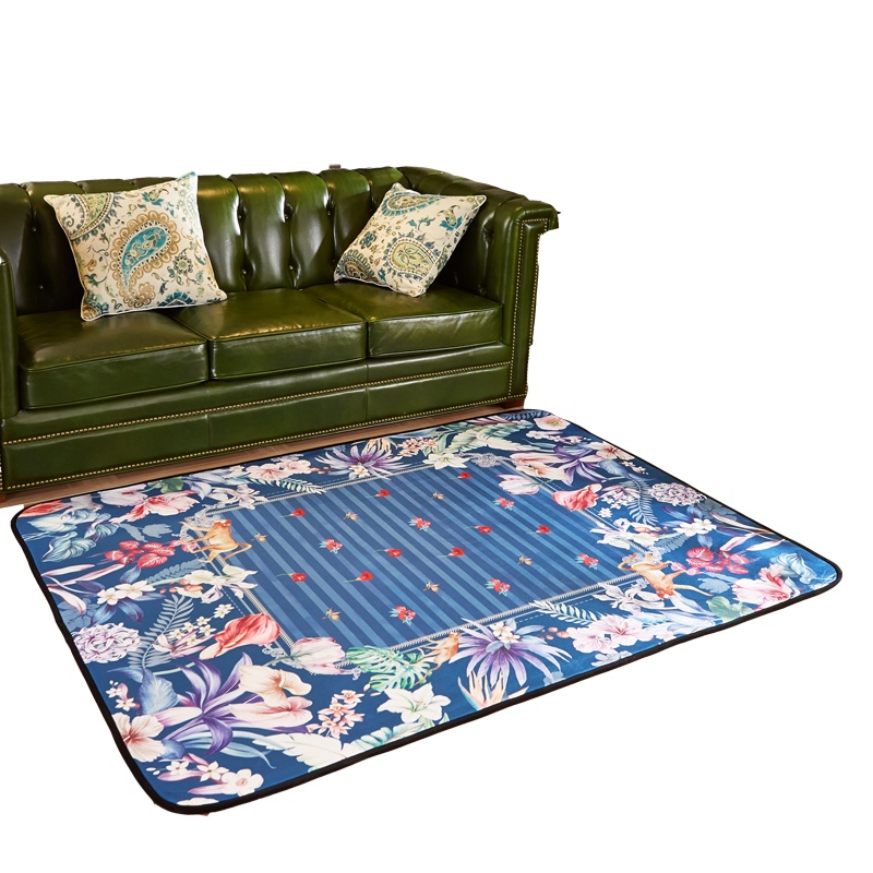 九氏JOESH地垫&盖毯 雪貂绒乳胶 数码印花 地垫 盖毯