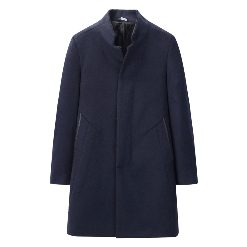 Artsdon/阿仕顿男装秋冬季呢大衣中长款商务休闲羊毛呢大衣外套男