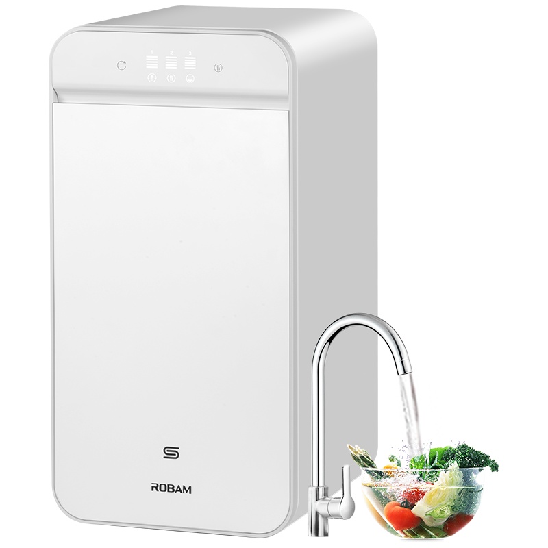 老板(Robam)净水器家用直饮净水机反渗透净水器1.0L/min无桶大流量双出水直饮机净水机PRU400-JV332A