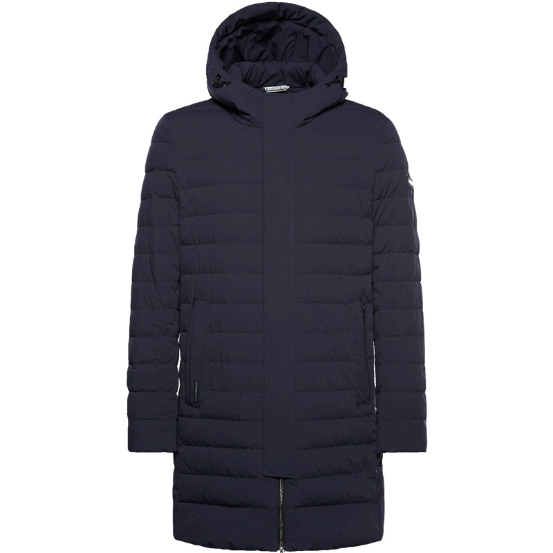 波司登白鹅绒商务时尚休闲长款男羽绒服冬装外套加厚