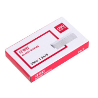 得力 (deli) 0027 优质厚层订书钉订书针 办公用品 财务用品 0027(10盒装)