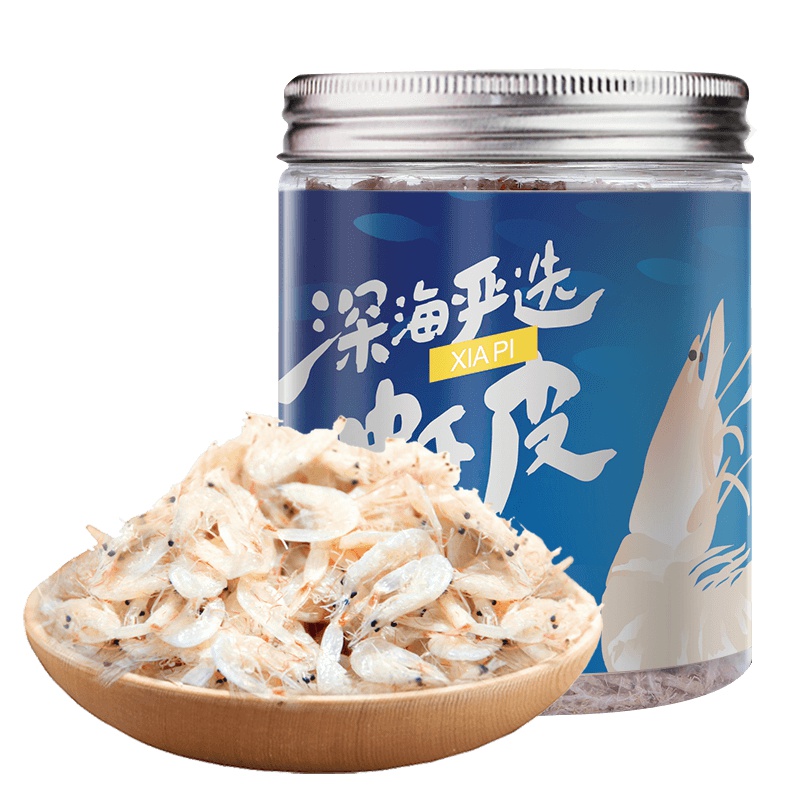 龙江人家 海产干货 虾米 虾皮60g淡干虾皮无沙
