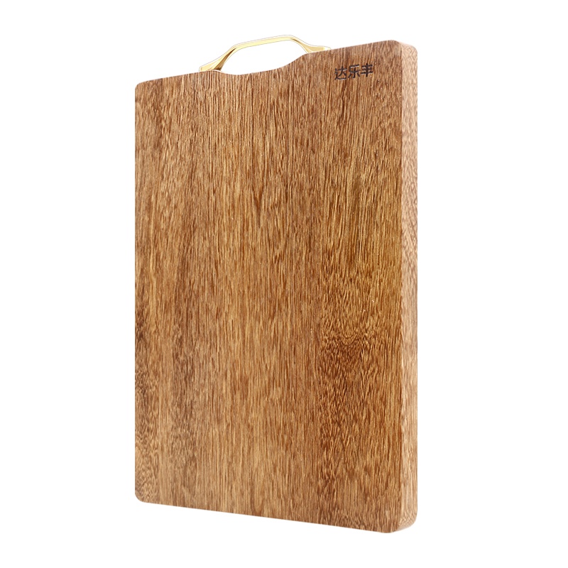 达乐丰 木质菜板 JP3525 35*25*2CM 鸡翅木无漆无蜡菜板实木家用砧板 长方形案板切菜板