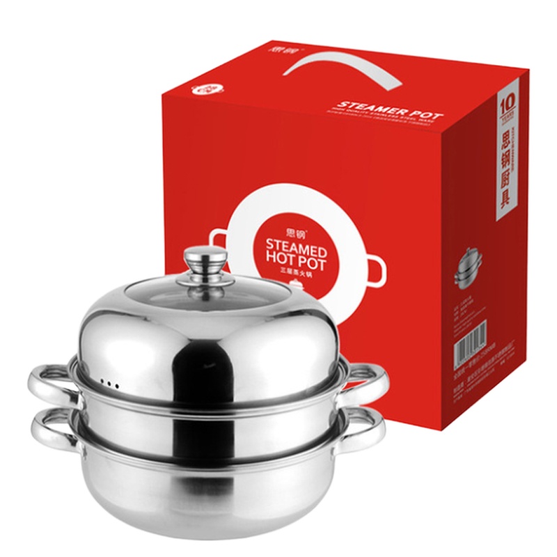 不锈钢加厚蒸锅 汤锅